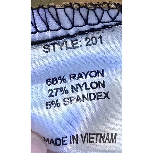 Leopard Print Pencil Skirt Large Knee-Length Mob Wife animal print Glam - Picture 4 of 5